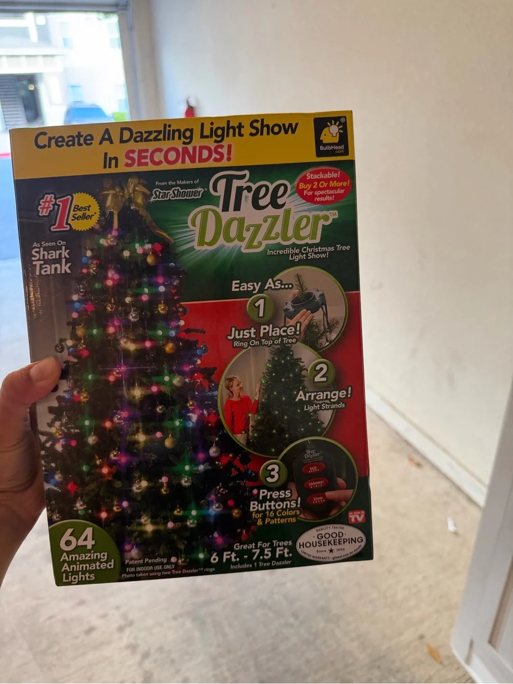 Tree Dazzler Christmas Tree Light Show - Multicolor